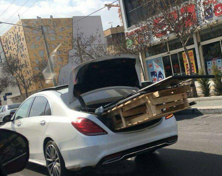 حمل بار با بنز ۳میلیاردی! +عکس حمل بار با بنز ۳میلیاردی! +عکس